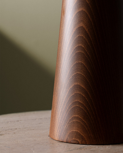 Абажур Elizabeth 51x36x36 см. - экрю / коричневый