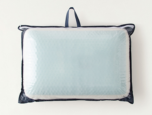 Подушка Fuchsia Visco гипоаллергенная с охлаждающим гелем 60х40 см, - вискоэластик