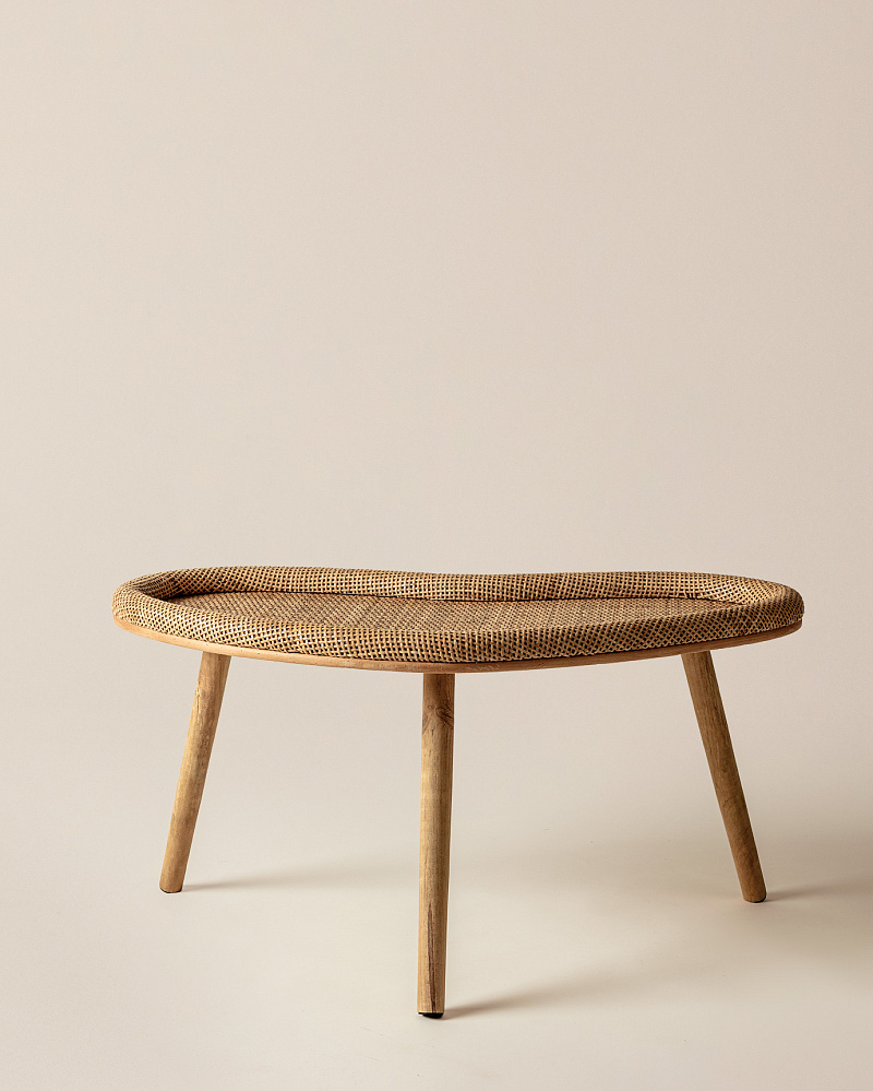 Журнальный столик Perla 77x41x39 см, ротанг