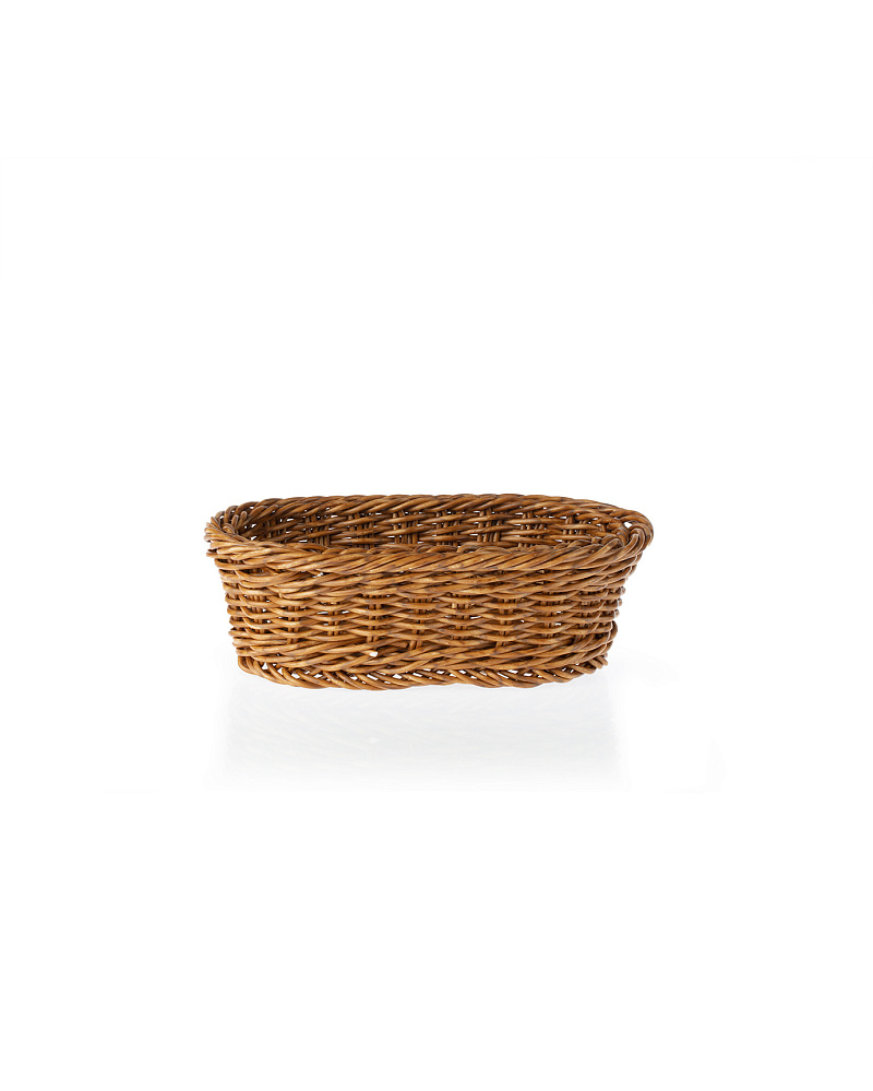 Плетеная корзина Gemma 22,5x13,5x6 см. - светло-коричневая