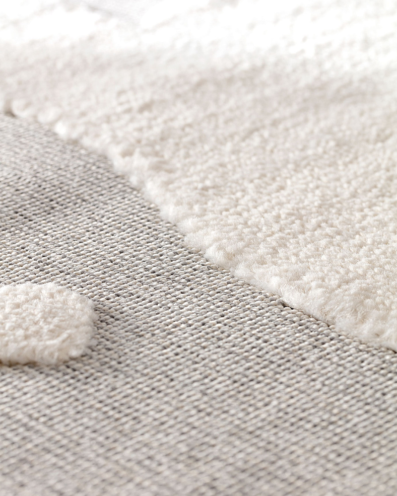 Ковер Carotte 160x230 см. - серый / кремовый