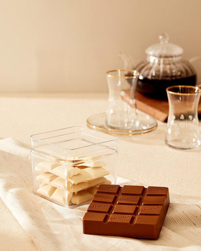 Контейнер для хранения Chocolate 500 мл. - прозрачный / коричневый