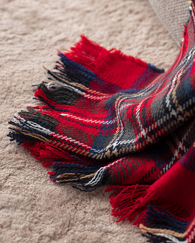 Покрывало для дивана Nuée 130x170 см. - красное