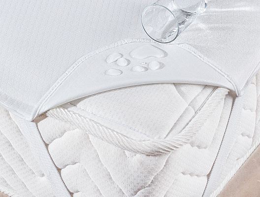 Наматрасник Flore Fitted 100x200 см. - белый