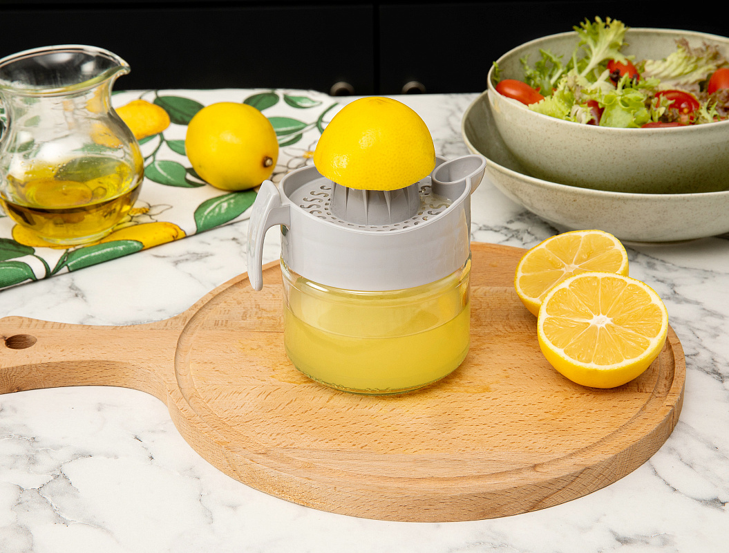 Соковыжималка Holly 8,5x8,5x11 см. - светло-серый