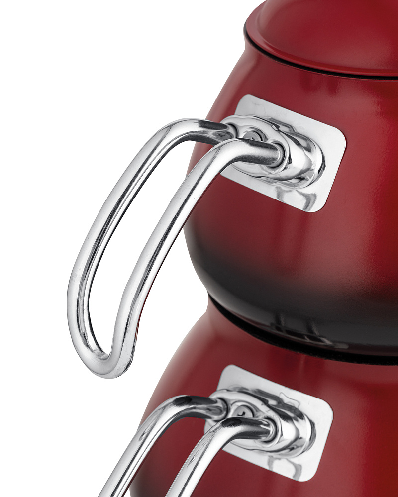 Турецкий двойной чайник Clarus 1000-2000 мл, - алюминий