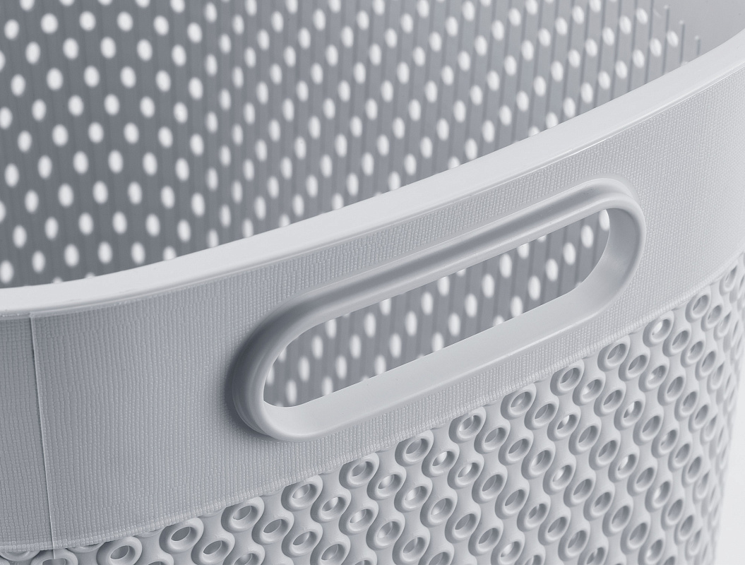 Корзина для белья Bellamy - светло-серая