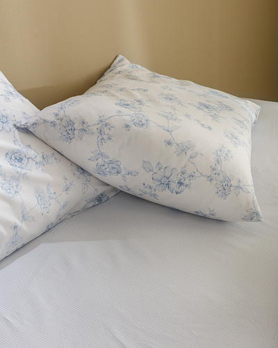 Комплект постельного белья двуспальный Tiny с принтом 160x200 см, хлопок