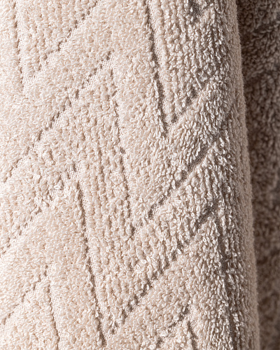 Банное полотенце Colette 70x140 см. - бежевое