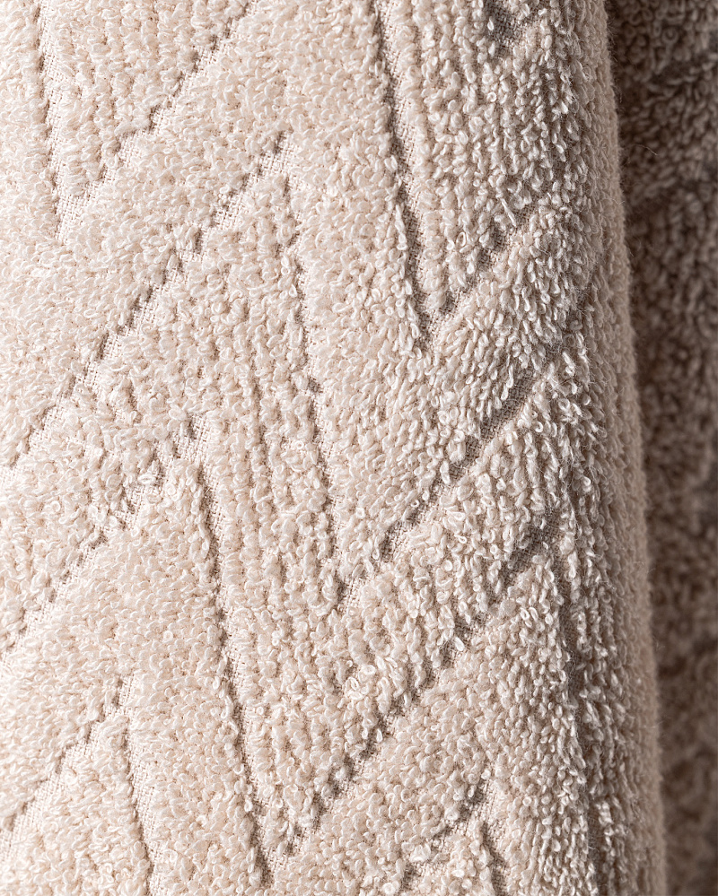 Банное полотенце Colette 70x140 см. - бежевое