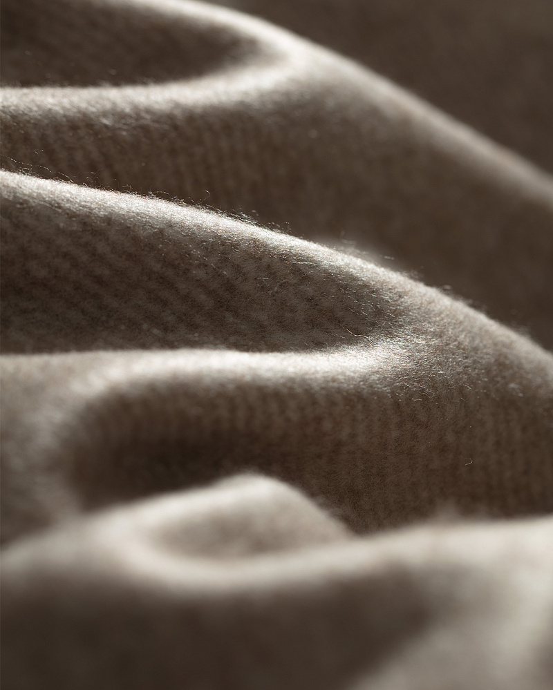 Плед Origny 130x170 см. - серый / зеленый