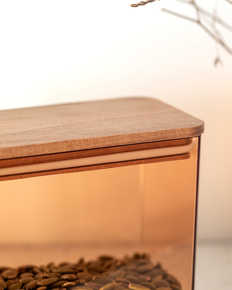 Контейнер Lucille 2000 мл. - янтарный