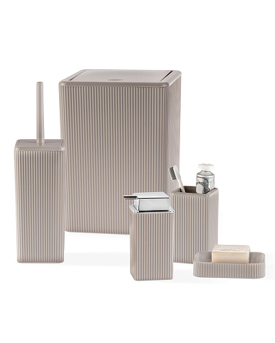 Набор для ванной комнаты Kelly из 5 предметов, - пластик