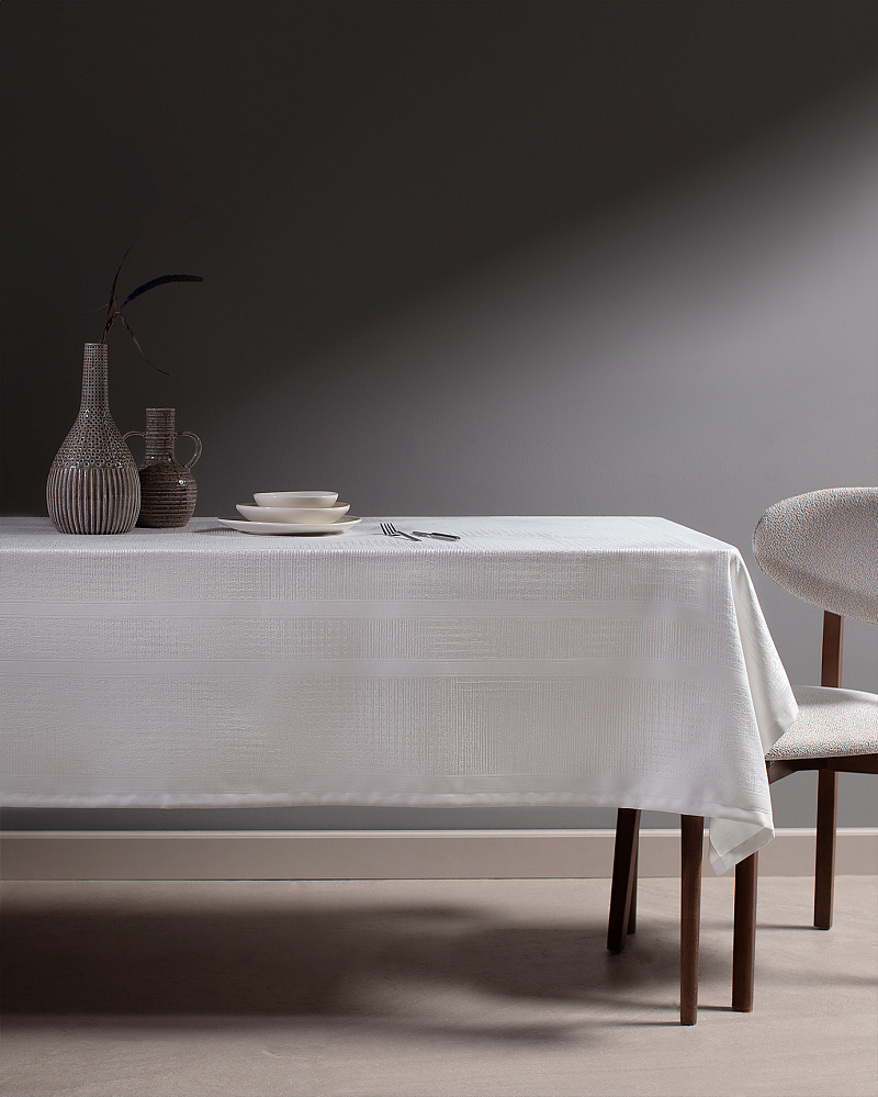 Скатерть Clarice 160x230 см. - экрю