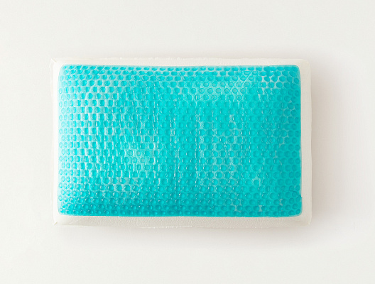 Подушка Fuchsia Visco гипоаллергенная с охлаждающим гелем 60х40 см, - вискоэластик