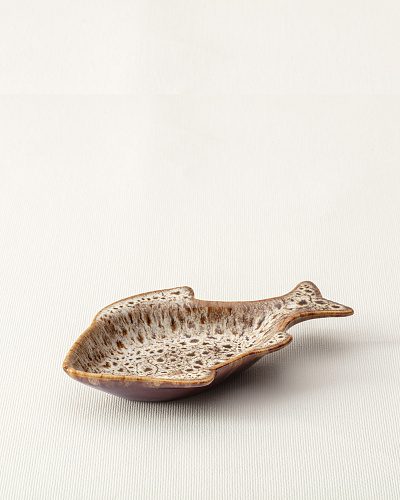 Декоративная подставка Gabrielle 15x8,8x2,2 см. - коричневая