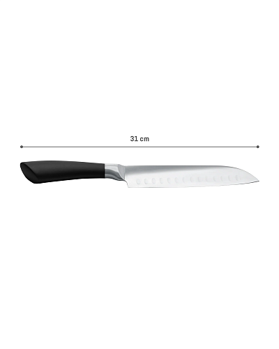 Нож Orva Santoku 31 см. - нержавеющая сталь