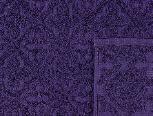 Полотенце для ног Berthe 50x70 см. - фиолетовое