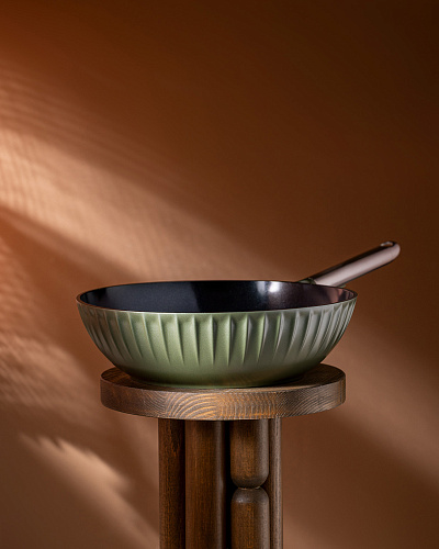 Сковорода Freya Wok 30x9 см, - алюминий