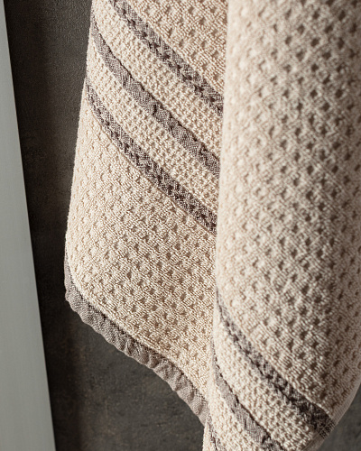 Банное полотенце Alissa 70x140 см. - бежевое