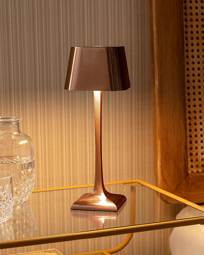 Лампа Freman Touch 10x10x26 см - розовая