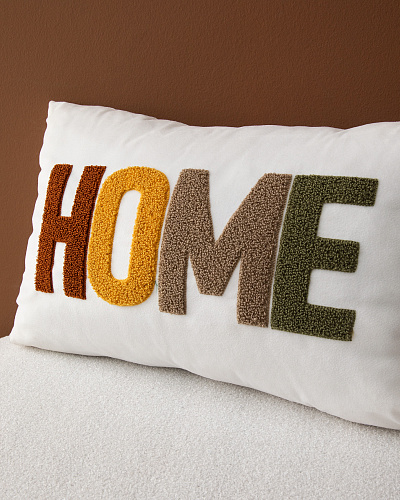 Декоративная наволочка Therron 30x50 см. - белая