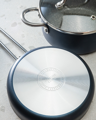 Набор посуды Mini Granite Look из 3 шт., 1,4 л., 1л. - темно-синий