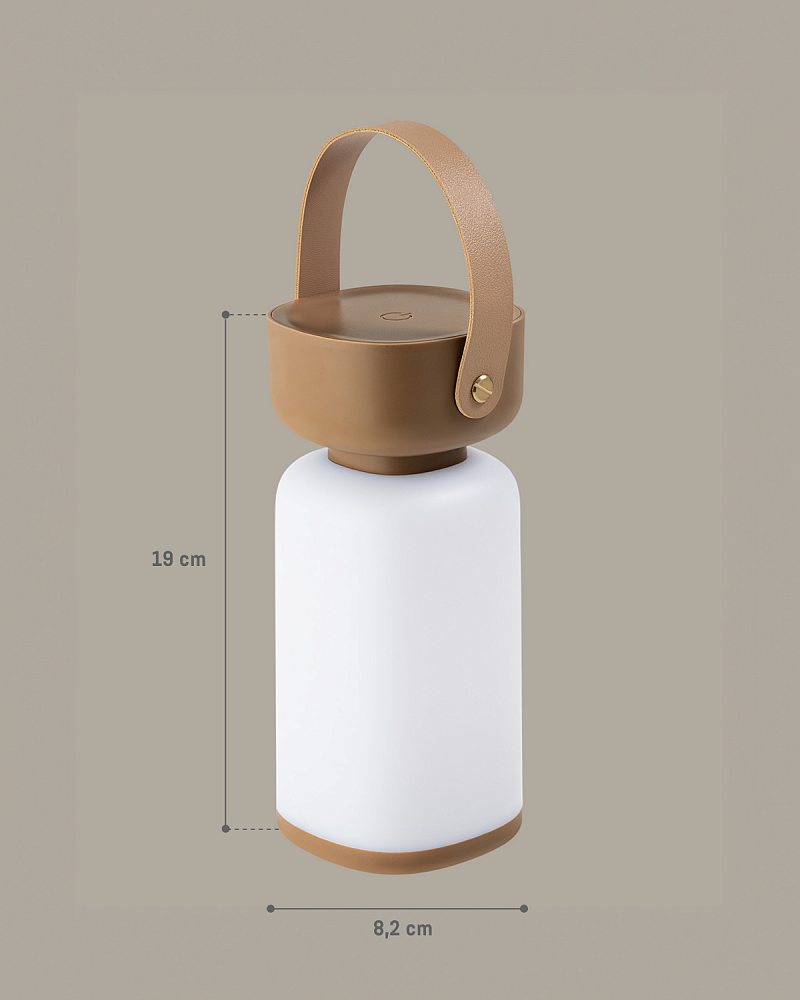 Настольная лампа Laia Touch 8,2x8,2x19 см, пластик