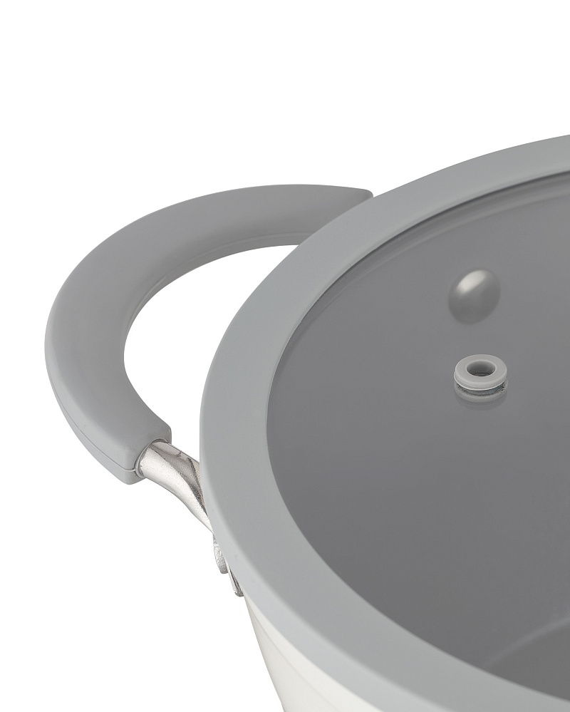 Кастрюля Albus с крышкой 2,9 л., - алюминий