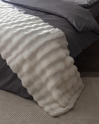 Покрывало-дорожка  Wissale 60x240 см, белое