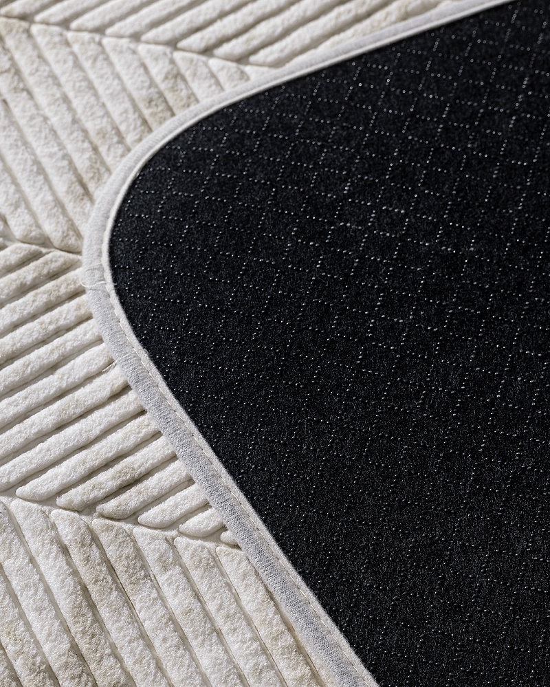 Комплект ковриков для ванной Eze из 2 шт., 60x100 см и 50x60 см. - полиэстер