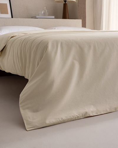 Пододеяльник двуспальный Manon Ranforce Plain 200x220 см. - хлопок