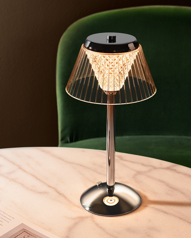 Настольная лампа Andre Touch 15x15x30,5 см, алюминий