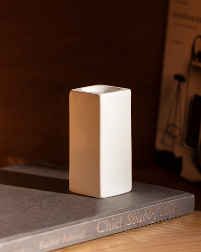 Подсвечник фарфоровый Petit Concept 12cm - белый