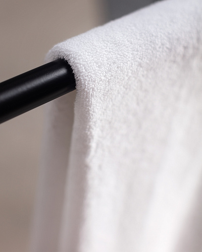 Банное полотенце Piano Armure Hotel Collection 80x150 см. - белое