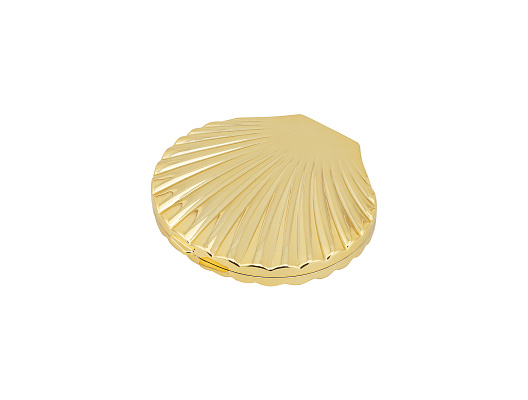 Мини-зеркало Beatrice 6,9x6,7x1,7 см. - золотистое