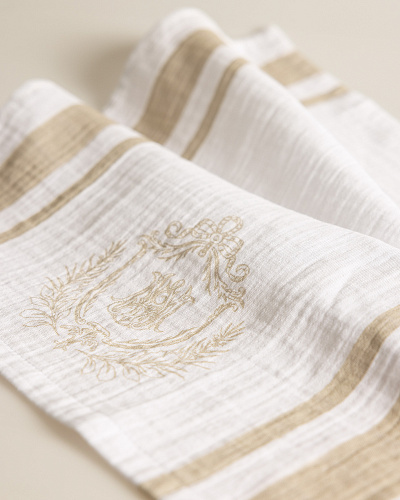 Полотенце для посуды Cussion 40x60 см. - белое / бежевое