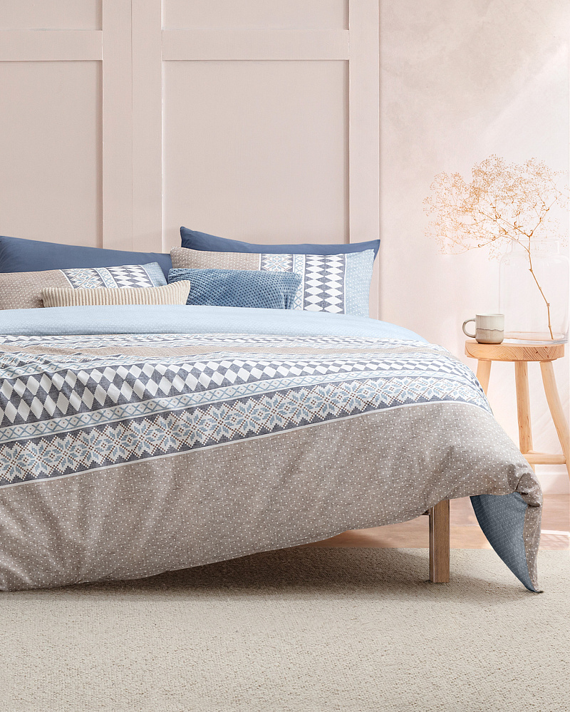 Комплект постельного белья полутораспальный Benoit 160x240 см, хлопок