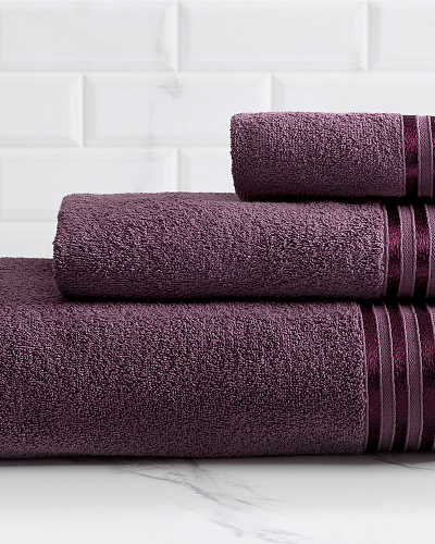 Банное полотенце Maynor 70x140см - сливовое