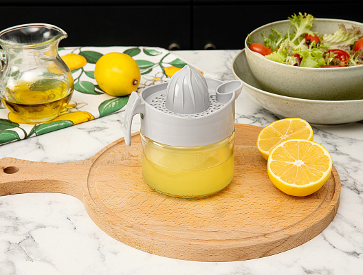Соковыжималка Holly 8,5x8,5x11 см. - светло-серый