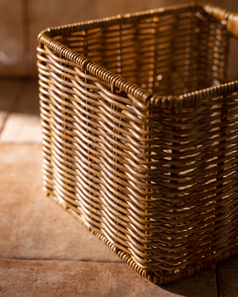 Корзинка с ручками Vendredi 17x17x14 см, - пластик