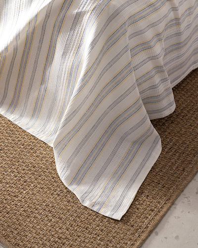 Комплект постельного белья двуспальный Avery с покрывалом 240х260 см, - хлопок, лиоцелл