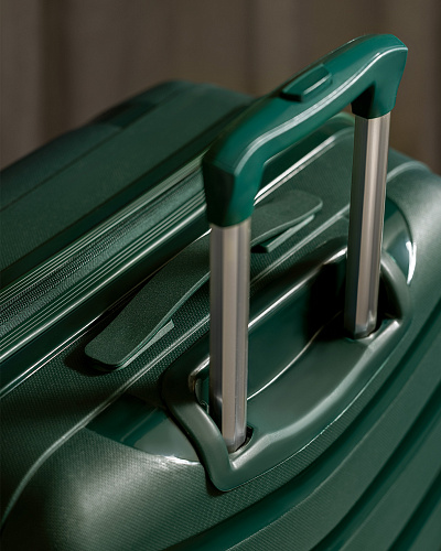 Чемодан Mer размера XL, 3,5 кг. - зеленый