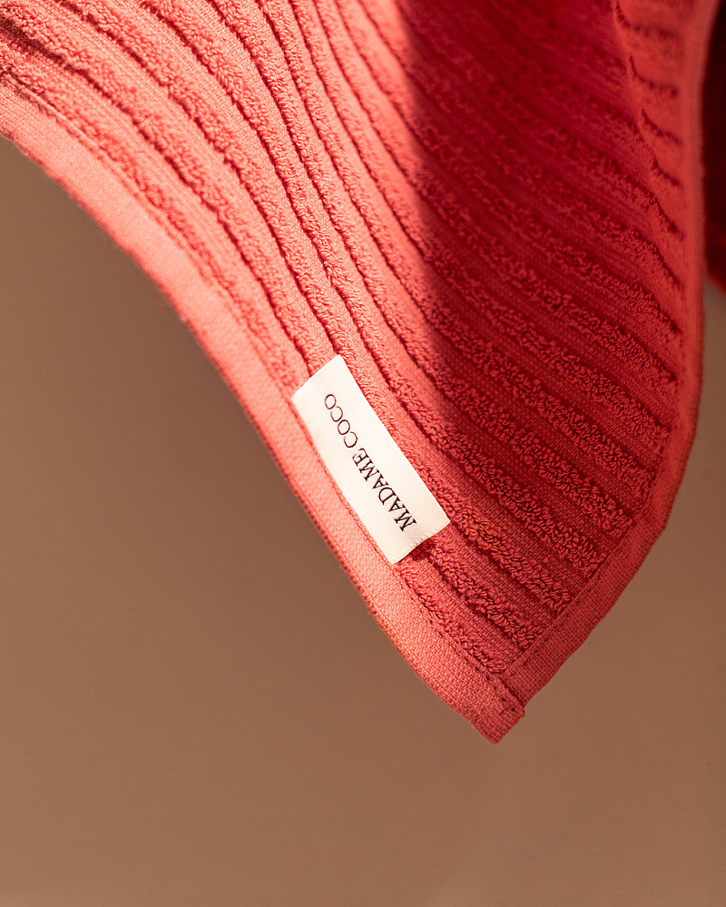 Полотенце для лица Carla 50x85 см. - красное