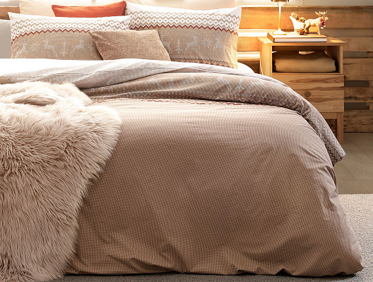 Комплект постельного белья двуспальный Manchot Printed Ranforce 160x200 см, хлопок