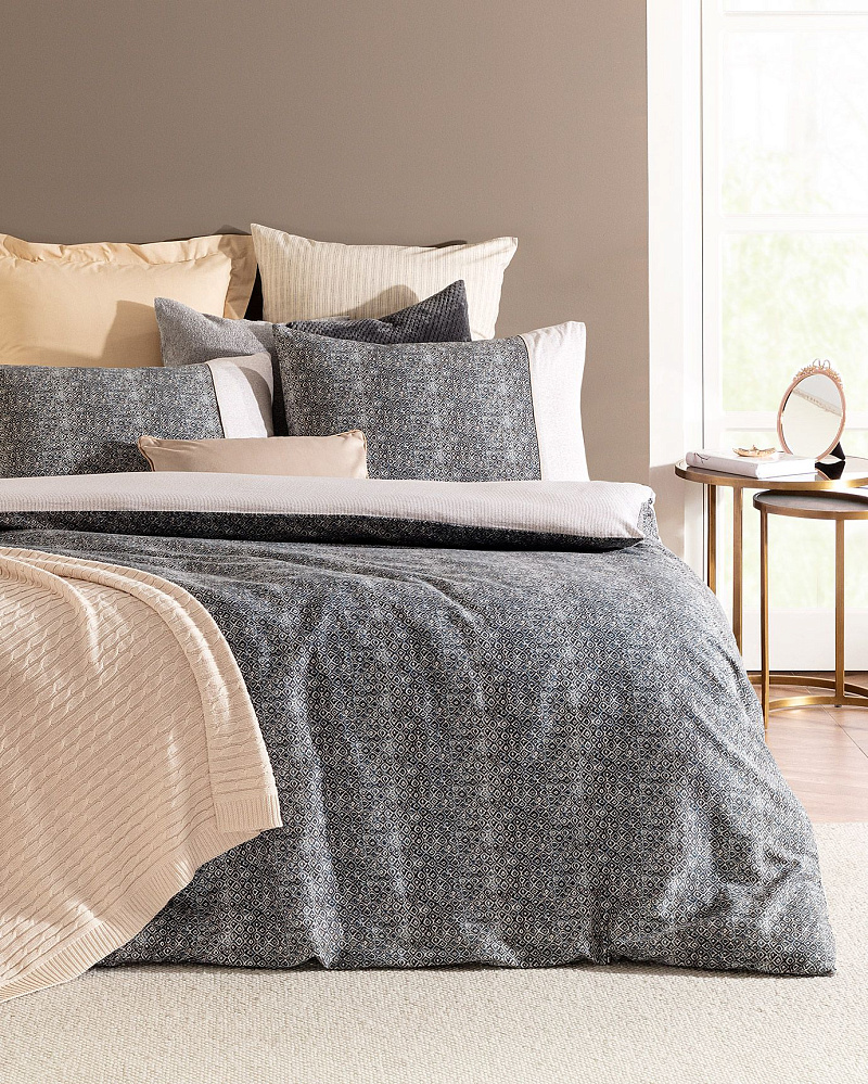 Комплект постельного белья полутораспальный Diane Madame Coco Crep 160x240 см, хлопок