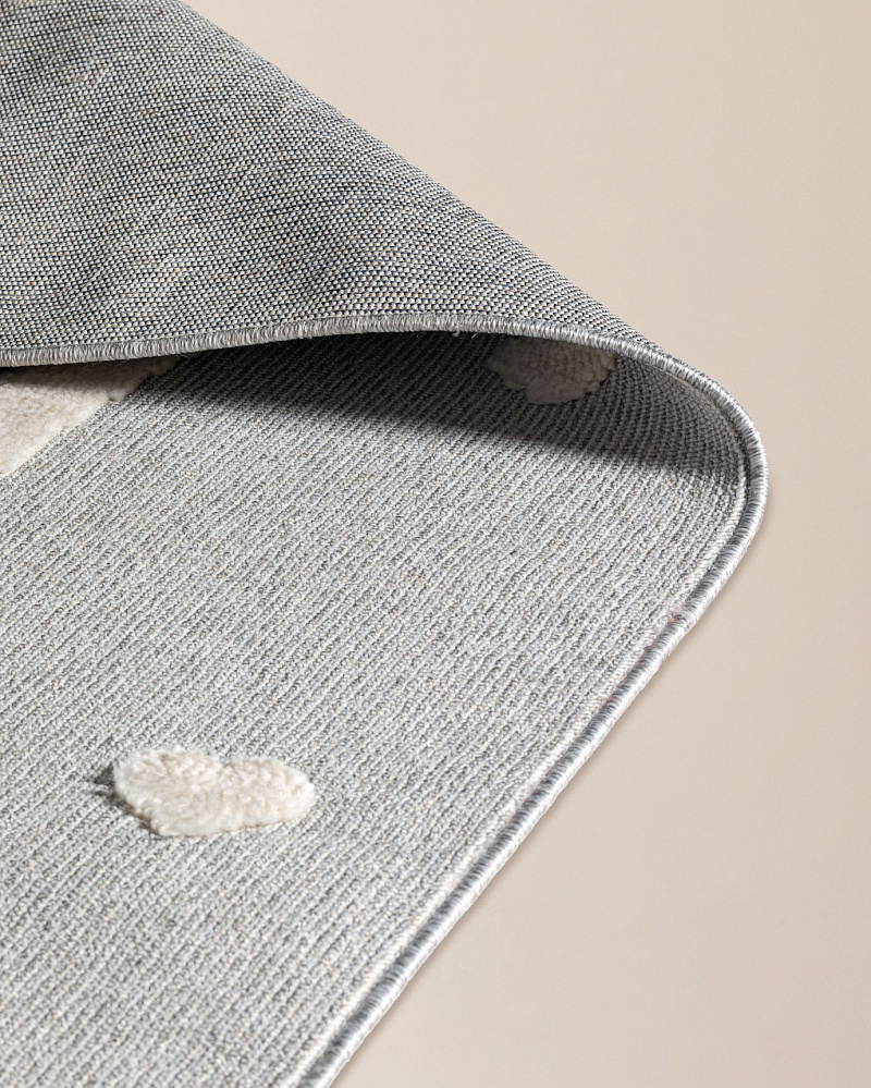 Ковер Carotte 160x230 см. - серый / кремовый