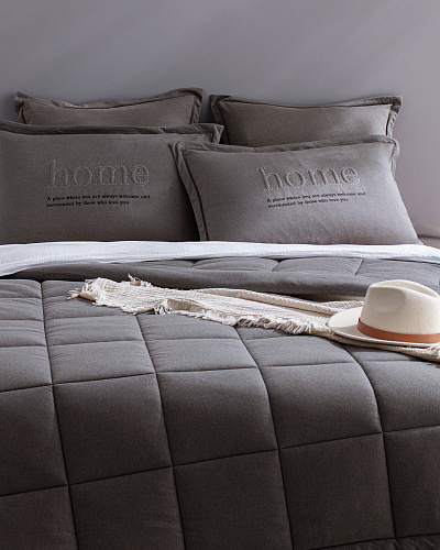 Комплект постельного белья двуспальный Bobigny с одеялом-покрывалом 160x200 см