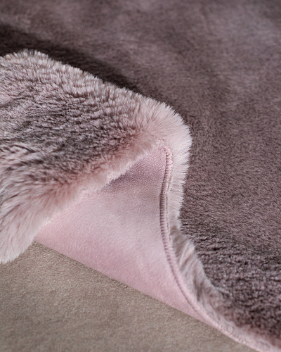 Плюшевый коврик Armend 90x150 см. - пудровый