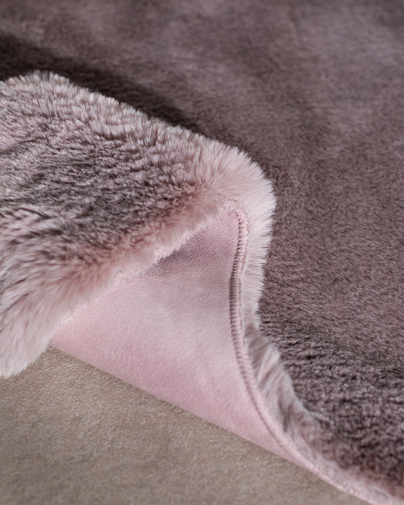 Плюшевый коврик Armend 90x150 см. - пудровый